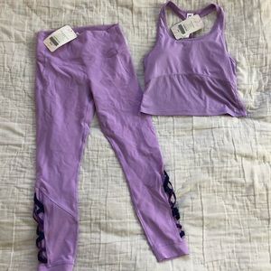 Fabletics Purple Sports Set